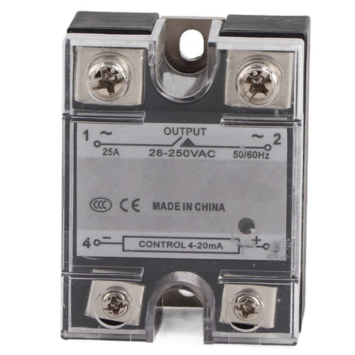  State Relay SSR 4‑20mA To 28‑250V AC Stepless Control Voltage Regulator - Picture 1 of 17