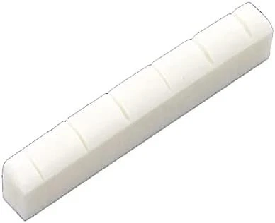 Allparts BN-2804 Slotted Bone Nut for Gibson® Electric, Bleached bone