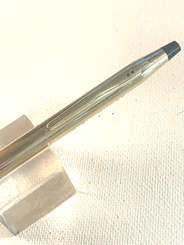 VINTAGE 1980s CROSS GOLD FILLED Mechanical twist PENCIL. "Susan Taylor" WORKS - Picture 2 of 5