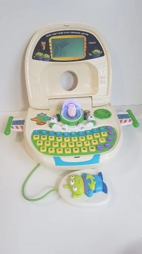 Buzz Lightyear Star Command Laptop V Tech With Mouse Buzz Talking Music