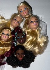 Barbie Gala Collection Pink Premiere & 35th Anniversary Christie Doll Heads