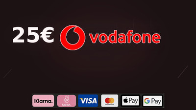 25  Vodafone / Guthaben Versand innhalb. 5 Min Beschreibung beachten Bitte