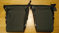 Halfords advanced waterproof pannier bag - 2 item - used