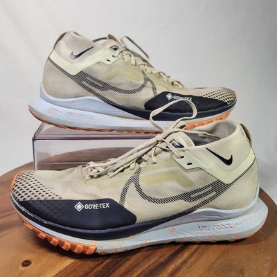 Nike React Pegasus Trail 4 GORE-TEX Mens 12 Sea Glass Total Orange Purple Ink