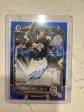 2025 Bowman Draft Kyle Lodise Chrome Auto Blue Wave Refractor 1st Prospect #/150