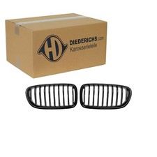 DIEDERICHS SPORT KÜHLERGRILL NIEREN SCHWARZ GLÄNZEND passend für BMW 5er F10 F11