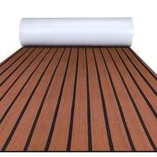 FOCEAN Boat Flooring EVA Foam Boat Decking Faux Teak Marine Flooring Marine M...
