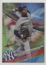 2017 Bowman's Best Green Refractor 53/99 Aroldis Chapman #45 6fs