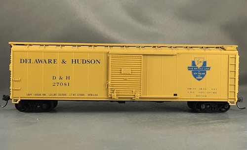 Athearn/Bev-Bel - Delaware & Hudson - 50' S/D Box Car + Wgt # 27081 con Kadees - Imagen 3 de 6