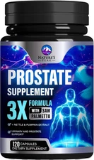 Prostate Health Supplements for Men - Potent 3X Formula with Saw Palmetto