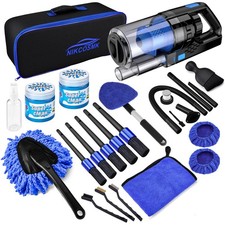 17pcs Car Detailing Kit Interior Cleaner, Car Interior Cleaning Kit with Handhel