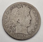 1903S (USA) BARBER QUARTER -- .1808 OZ of SILVER!!! ☆Great Way To BUY SILVER☆
