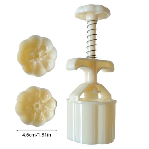 Efficient Pumpkin Shape Mooncakes Maker ABS Materials Easy Cleaning Kitchen Tool - Picture 8 of 8