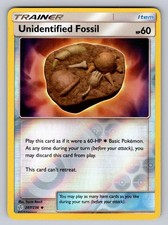 unidentified fossil pokemon card Relicanth 44/195 - Silver Tempest Reverse Holofoil Placeholder Image Provided Unidentified Fossil - SWSH12: Silver