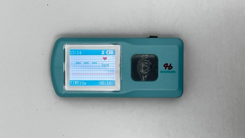 SonoHealth EKGraph EK10 Handheld EKG Monitor Teal Portable Heart Rate Tracker