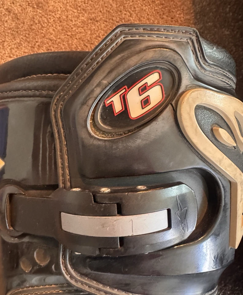 AlpineStars Tech Series T6 Botas de Montar de Motocicleta para Hombre Talla 15 Negro Motocross Foto 2 de 4