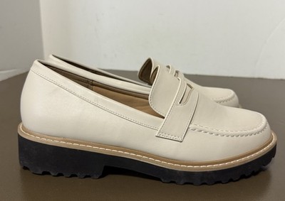Hey Girl by Corkys Boost Loafers Size 10 Sand Color Tan Cushioned Foot Bed NICE