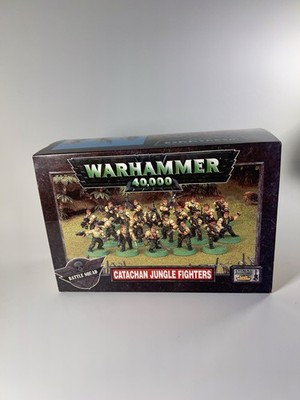 Games Workshop Warhammer 40k CATACHAN JUNGLE FIGHTERS Battle Squad  BOX ONLY 
