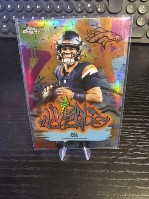 2025 Topps Chrome Bo Nix Urban Legends #UL-21 Refractor Denver Broncos SSP