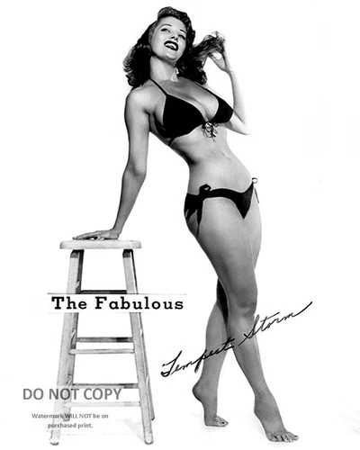 TEMPEST STORM ACTRESS AND BURLESQUE PERFORMER - 8X10 PUBLICITY PHOTO (BT747)