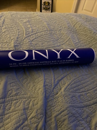 Batte de softball senior Onyx Enough Said 2022 1 pièce 12