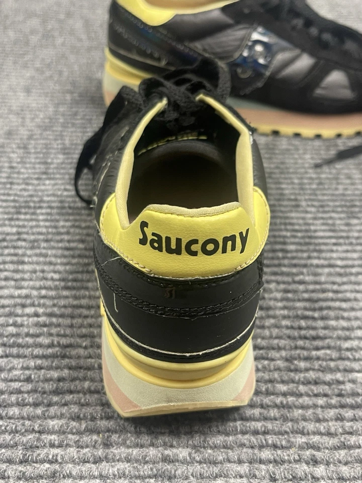 Zapatillas Saucony Shadow Para Mujer Talla 8 Originales Retro Negras/Amarillas S60591-1 Foto 4 de 4