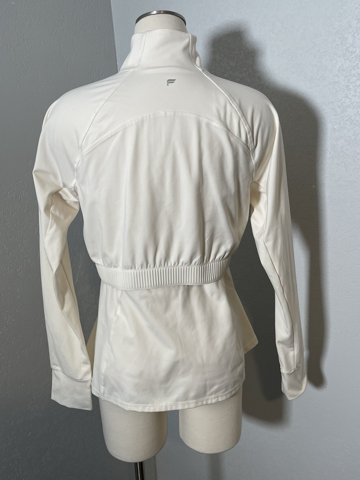 Fabletics Trinity Performance Jacket White Zip up… - image 2