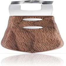 Viski Channel Knife, Citrus Zester and Orange Peeler Tool, Walnut Wood 