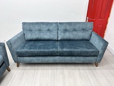 Ex-Display DFS French Connection Studio Teal 3 Seater Sofa Delivery Available