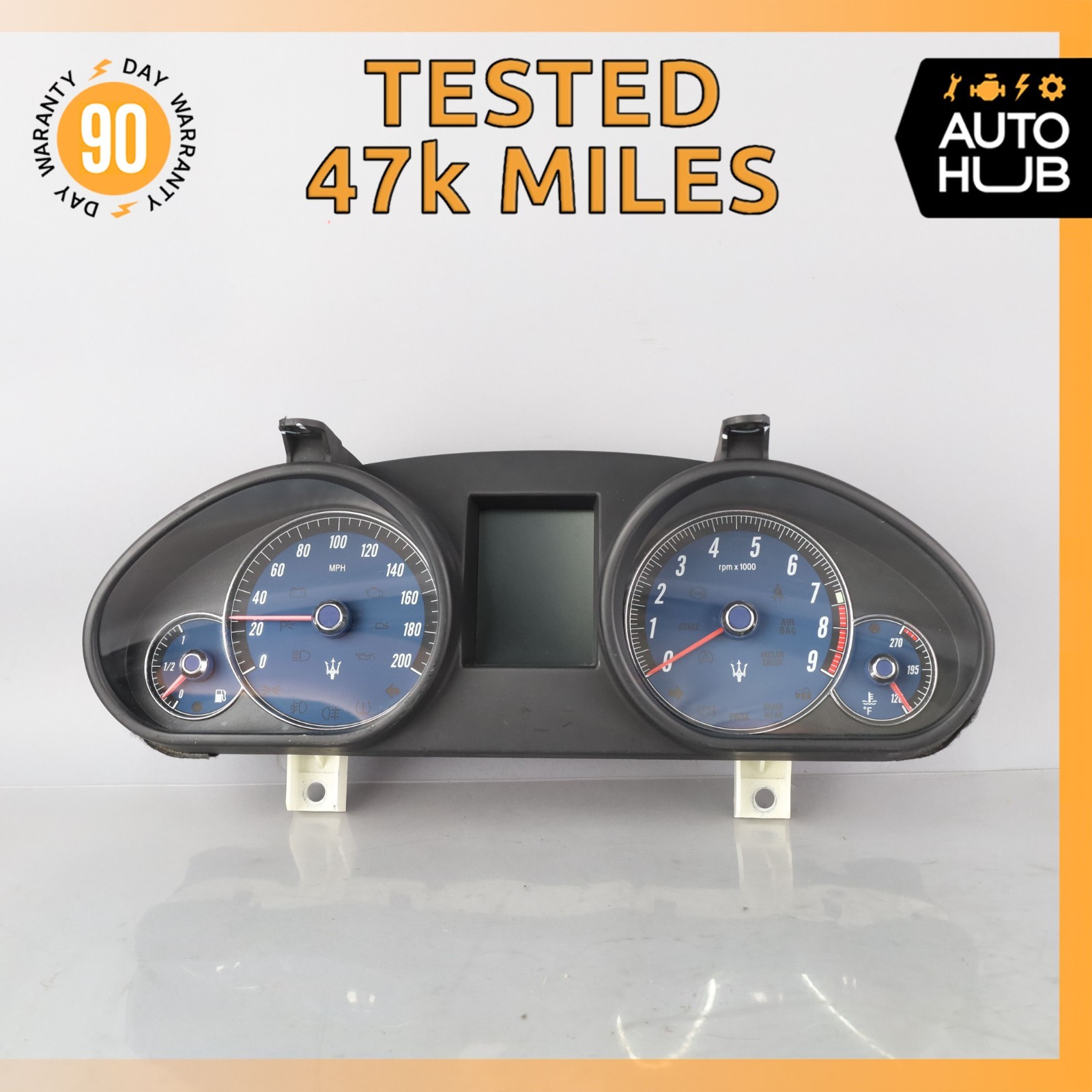 2008 Maserati GranTurismo M145 4.2L V8 Instrument Cluster Speedometer OEM 47k
