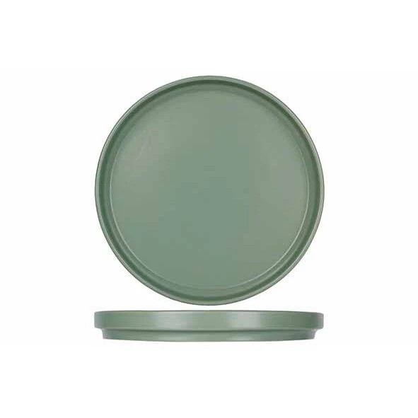 Assiettes plates ALTO 26cm Kaki en Grès Cosy Trendy