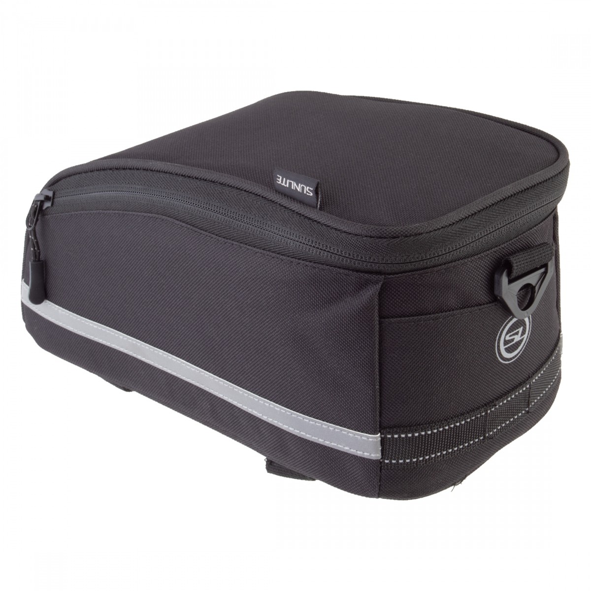 Sunlite RackPack Small Bike Frame Bag - Waterproof, Reflective, Hook and Loop