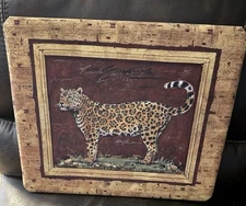Leopard Picture, On Soft Pillow Like Cloth, Wall Hanging