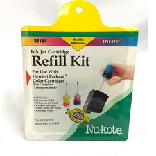 Nu-kote Ink Jet Cartridge Refill Kit RF184 For Hewlett Packard Tricolor SEALED