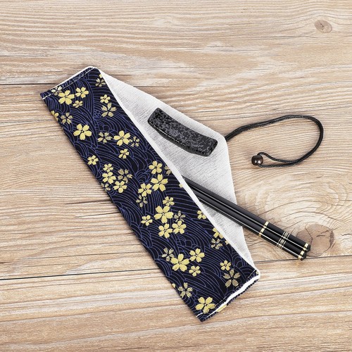 Metal Chopsticks Reusable Fiberglass Alloy Chopsticks with Holder and Carryin... - Picture 2 of 8
