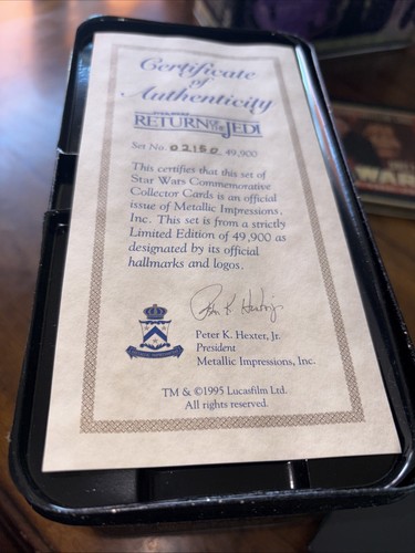 1994/95 Star Wars Metallic Bilder Impressionen Sammlung Karten Serie 1 2 & 3 - Bild 6 von 7