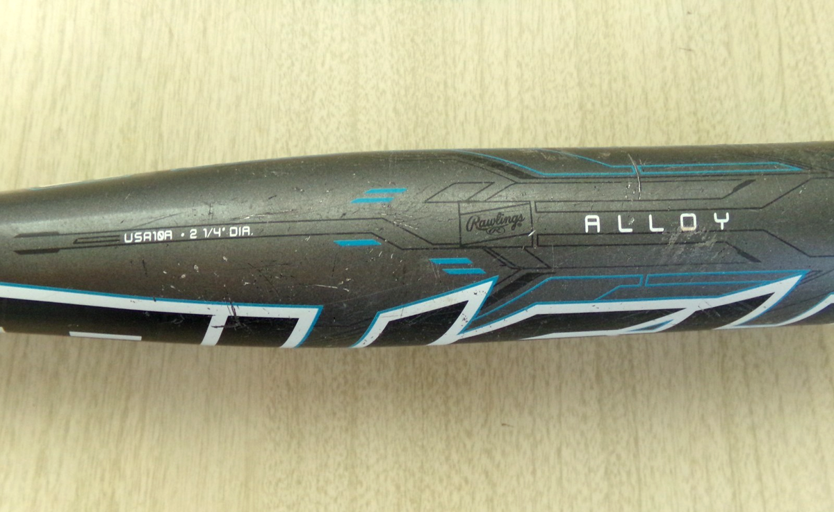 Batte De Baseball Rawlings Rush – 27 Pouces – Alliage Métal – Jeune – Bon état