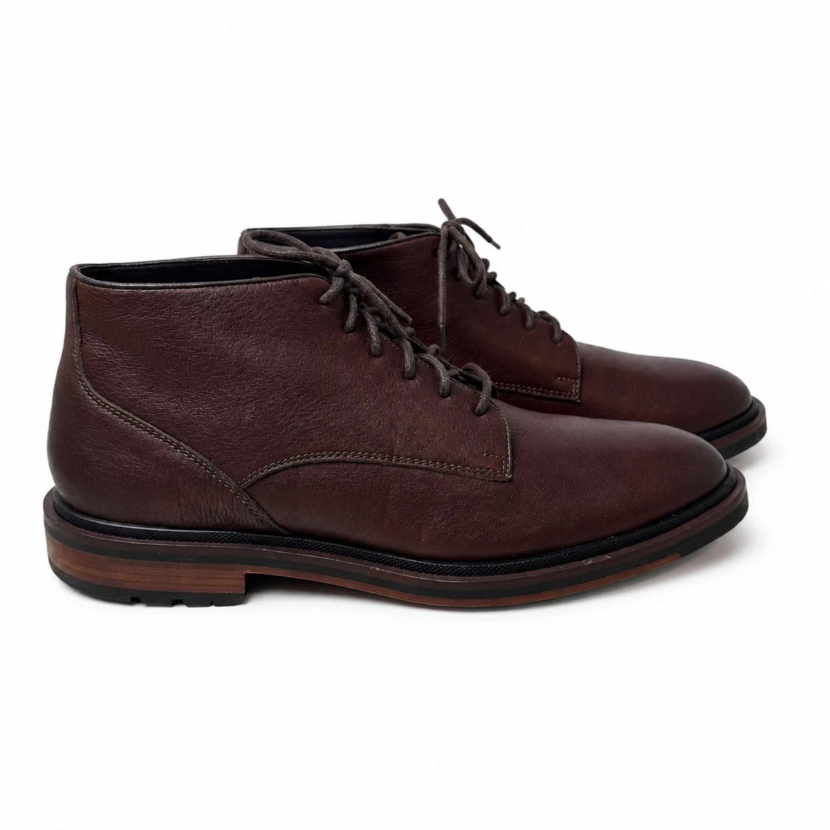 Cole Haan Leather Upper Brown Boots for Men for Sale | Shop  display picture 2