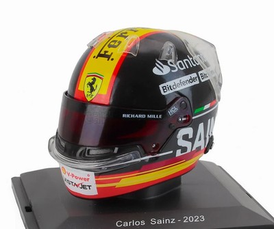 Sainz Ferrari 2023 Monza Italian GP Model F1 Helmet 1/5 Scale Spark Editions