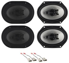Rockville 6x8" Front Rear Facotry Speaker Replacement For 00-10 Ford F-650/750