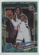 2023 Panini Donruss Optic Rated Rookie Green Shock Prizm Chris Livingston 0yk6