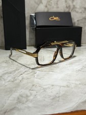 Cazal Legends Square Double Bridge Golden Tortoise Glasses