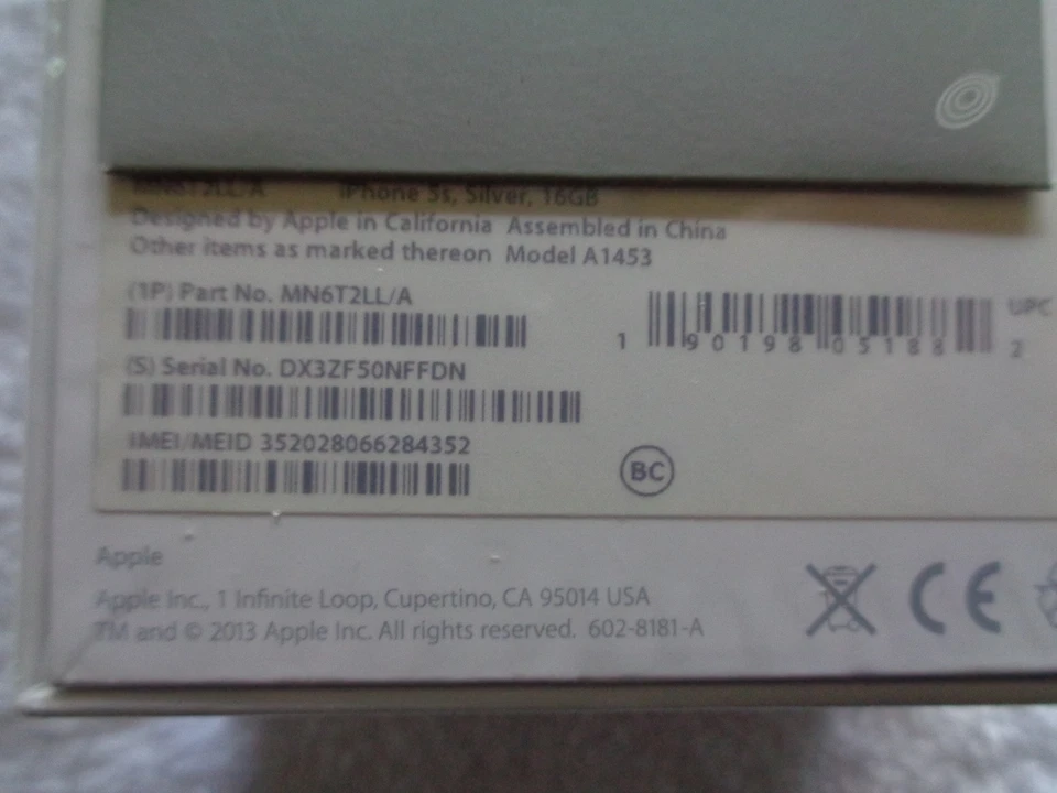 BRAND NEW APPLE iPhone 5s, Silver, 16GB ***Factory Sealed*** - Image 3 of 4