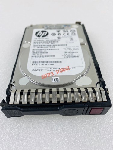 656108-001 655710-B21 HP 1TB 6Gb SATA 7.2K RPM 2.5" SFF SC MDL Server HDD w/Tray - Picture 3 of 5