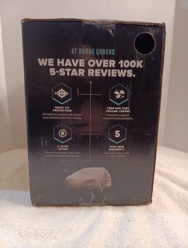 Budge Industries UD-1 Ultra SUV Cover size 1 For Mid Size Vehicle Brand new grey - Picture 4 of 6