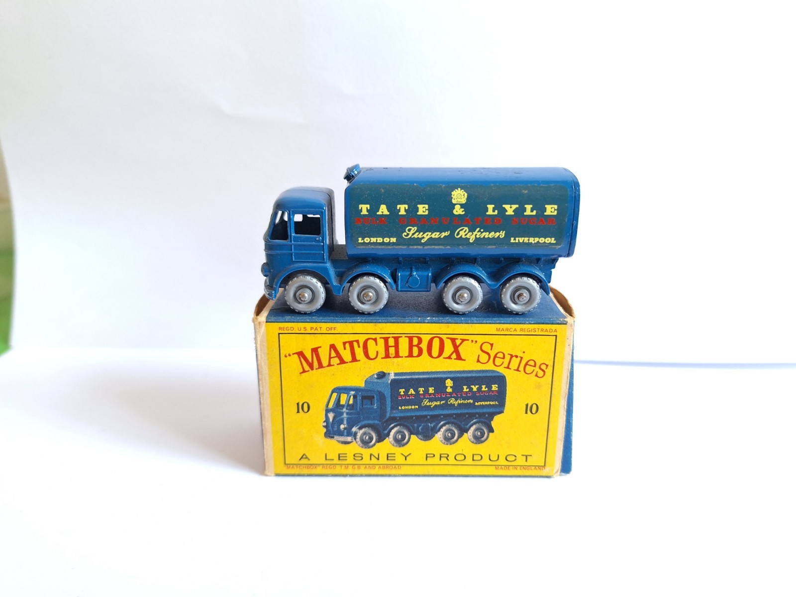 ミニカー MATCHBOX No.10 SUGAR CONTAINER MATCHBOX restoration: No. 10C Foden 15 Ton Sugar Container