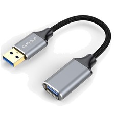 USB A Male to Female Extension Cable 6 inch 10 Pack