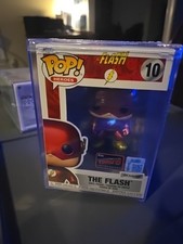 Funko Pop! NYCC 2025 Mystery Metallic The Flash Chase LE 100 *OFFICIAL STICKER*