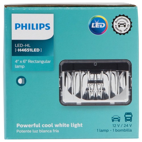 Philips H4651LED Head Light Driving Headlamp Headlight Bulb Driver or Passenger - Picture 11 of 12