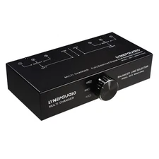 B073 1-IN 3-OUT Audio Switch Fully Balanced XLR Signal Selector Passive Selector